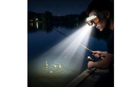 COB Headlight Glasses Multi-Use Hands Headlight Glasses Impact Resistant for Night Fishing, Camping, Outdoor