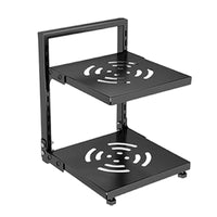 Multi-Layer Pot and Pan Shelf Easy Assembly Pots and Pans Organizer Heavy Duty Under Cabinet Shelf