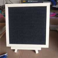 Felt Letter Board with Wooden Frame for Messages and Photo Props