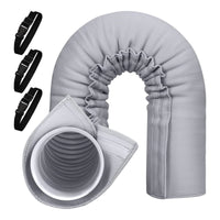 Air Conditioning Hose Sleeve with Straps Flexible for Apartment