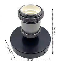 Ceiling Light Fitting for Living Room, Vintage Style Aluminum E27 Lamp Bulb Holder, Surface Mount Metal E27 Base for 220V Exposed Bulb, 1 Pack