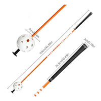 Golf Swing Practice Portable Audible Golf Swing Flexible Shaft for Beginners