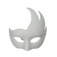 Blank Paper Pulp Mask Lightweight Costume Accessory Comfortable Fit for Artists