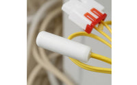 2 Pieces Yellow Insulated Leads Refrigerator Sensor Sensor Plastic Connector Fridge Sensor Sensor Locking Clip Cooling Part 45 Cm