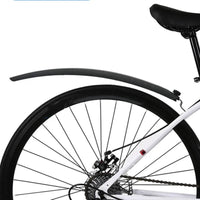 700 Mm Wheel Bike Fenders Sleek Design Quick Release Cycle Mudguards High Toughness Quick Release Cycle Mudguard for Wet Roads, Commuting