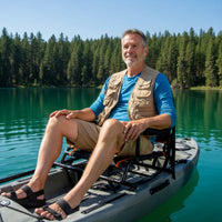 Kayak Seat with Adjustable Straps Portable Chair Heavy Duty for Camping