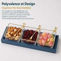 snack dish set