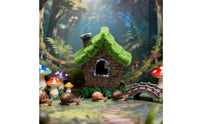 Mossy Aquarium Ornament with Moss Roof Realistic Aquarium Decoration House with Moss Resin Aquatic Tank House Small
