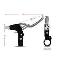 2 Pieces Adjustable Reach Universal Bike Brake Lever Ergonomic Design Handlebar Control for Children