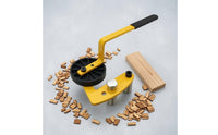 Non-Slip Handle Deck Board Straightening Tool Curved Arm Deck Board Straightener Contact Point Wheel Knurled Posts