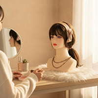 Mannequin Head Cosplay Mannequin Head with Shoulders Sturdy for Jewelers