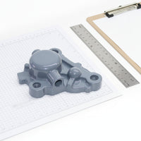 Outboard Engine Thermostat Cover Molded Outboard Thermostat Cover Compact Engine Temperature Housing for Marine Mechanics