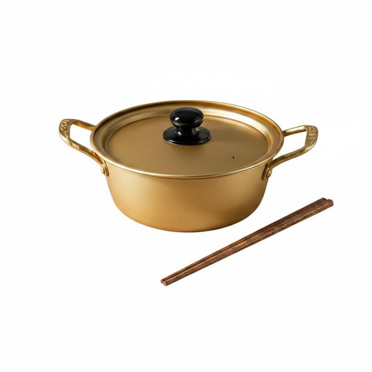 Multi-Functional Korean Ramen Pot Lightweight Instant Pasta Pot Fast Heating Cookware Gas and Electric Cooktop Compatible for Students