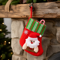 Christmas Stocking Gift Bag Small Candy Decoration Ornament