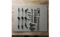 Six Wheel Drive Axle Kit Stable in Use Metal Axle Upgrade Set Easy to Install Drive Shaft Kit for Repair, Workshop