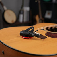 Easy to Install Adhesive Pickup No-Drill Piezo Pickup Battery-Battery-Less Acoustic Transducer Passive for Ukulele Players, Violinists, Live Performance, Home Practice, Recording