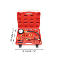 Troubleshooting Tool Easy Reading Molded Compartments Petrol Pressure Test Kit