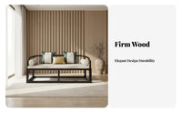 New Chinese design Wooden Frame textile Couch Modern Minimalist Living Room Furniture serene Inspired Sofa Set Comfortable for Villa Owners, Interior Designers, Apartment Dwellers, display Home, Reception Area, Lobby, Office