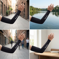 Unisex UV Protection Cooling Arm Sleeves for Outdoor Sports