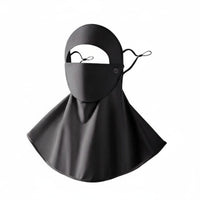 Cooling Face Cover with Drinking Opening Breathable Full Face Sun Cover Powerful Barrier Neck Gaiter for Beach