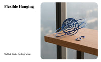 Tillandsia Display Rack Space-Saving Air Plant Holder Hanging Air Plant Display Soilless Coil Tillandsia Stand Sturdy