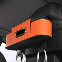 Car Backseat Storage Organizer Multifunction Back Organizer Multifunctional Automotive Tissue Dispenser Holder for Road Trip