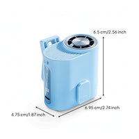 Compact Portable Waist Fan Rechargeable Waist Clip Fan for Commuters, Travel