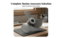 Outboard Motor Propeller Replacement Part Boat Engine Propeller High Power Compatible Boating Accessory for Boaters, Anglers, Fishing, Kayaking
