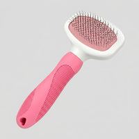 Cat Brush and Pet Hair Remover for Dog Grooming, Professional Dog Brush with Wire Pins and Handle, Detangling Comb for Long-Haired Cats, 1 Pack