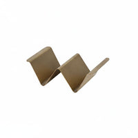 6 Pieces Retro Design Stainless Steel Taco Holder Rust-Resistant Metal Taco Stand Easy to Clean Food Serving Tool Sturdy