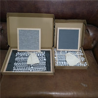 Felt Letter Board with Wooden Frame for Messages and Photo Props