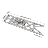 Repeatable Cuts Track Saw Guide Plate Perforated Right-Angle Cutting Guide Metal Track Saw System Angled