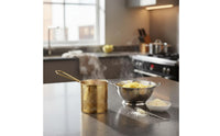 Stainless Steel Mesh Skimmer Long-Lasting Construction Wire Mesh Skimmer Web Strainer Easy to Clean Long Handle Frying Spoon