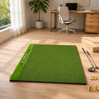Golf Practice Mat, Hitting Mat, 30mm Artificial Turf, EVA Base, For Indoor Home Practice
