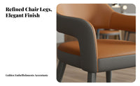 Light Luxury Upholstered Side Chair Modern Design Household Furniture multipurpose Ergonomic Backrest for residents, Restaurant Owners, Interior Designers, Dining Room, Kitchen, Waiting Area, Bedroom