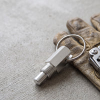 Quick-Release Pull Loop Pin Compact Spring Plunger with Pull Loop Locking Spring Plunger Pin Heavy-Duty for Machinists