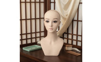 Styling Model Head Versatile Female Head Form PVC for Hair Stylists, Studio