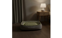Rectangular Dog Bed Warm Soft Dog Sofa High-Resilience Filling Bolster Pet Bed for Dogs, Cats, Winter