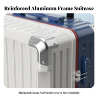Sturdy Hardside Roller Bag Combination Lock Luggage Reinforced Corners Suitcase Adjustable Handle for Travelers, Students, Vacation, Business Trip, Weekend Getaway Getaways, Short Trips