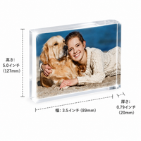 Magnet Photo Frame, Clear, 10mm Thick, Desktop, Freestanding, Photo Frame, Wedding, Family Photo, Gift