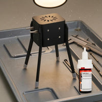 Watch Repair Lamp Four-Leg Base Curing Lamp Toggle Switches Adhesive Bottle Included for Watchmakers