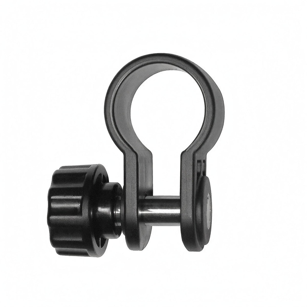 Circular-Shaped Universal Flashlight Clip Plastic and Metal Flashlight Mount Adjustable Light Holder