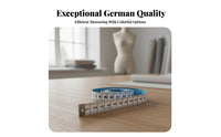 Sewing Tape Measure German Quality Sewing Tape Measure With Snap Fastener Flexible for Fitness Aficionados, Tailoring, Home