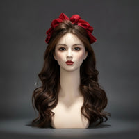 Mannequin Head with Shoulders Skin-Toned-Toned Female Mannequin Head Pre-Madeup for Cosplayers, Jewelers, Retail Stores
