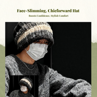 Unisex Thick Knit Winter Cap Warm Relaxed Breathable Hat