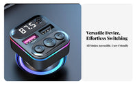 QC3.0 Wireless Radio Adapter Fast Charging Car MP3 Player
