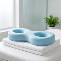 Ergonomic Figure-8 Pillow Contoured Pillow with Recessed Openings Supportive Slim for Bedroom