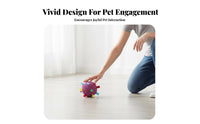 Soft Pet Ball Bite-Resistant Interactive Bell Ball Soft Textile Dog Toy for Dogs, Young Dogs, Indoor, Outdoor
