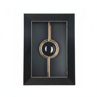 Layered Beveled Frame Ornament Circlet Pattern Home Decor