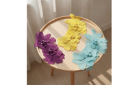 Floral Applique with Pin Double-Layer Applique with Brooch Pin Flower Brooch Decorative Elegant for Crafters